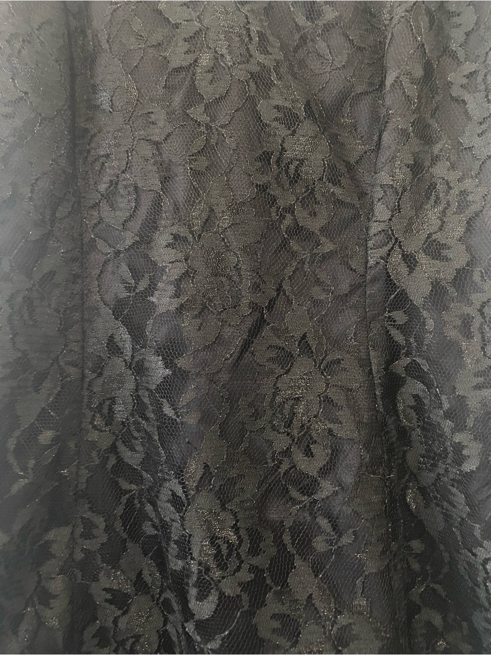 Vintage Rampage Black Floral Lace Slip Dress | Y2K 90s Mini | - Picture 3 of 9